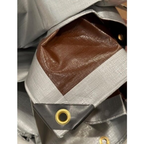 Tarp 10x20FT, 16 Mil Large Tarp, Tarps Heavy Duty Waterproof with Grommets - Picture 2 of 2